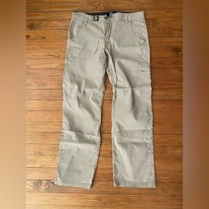 Prana Men's Stretch Zion Hiking Pants 30/30 Tan khaki.